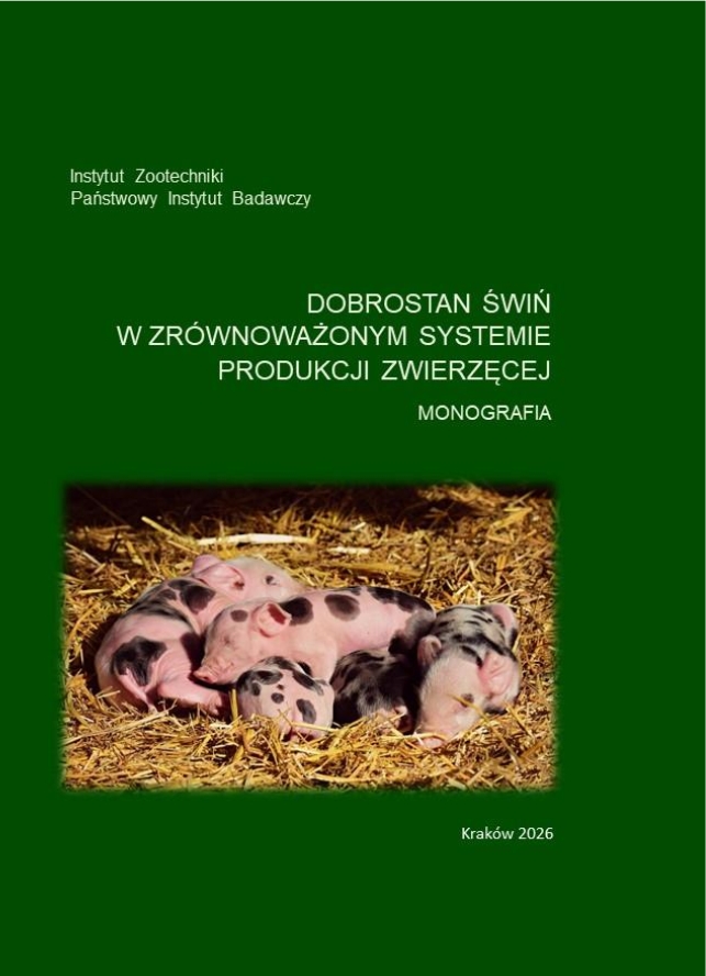 Dobrostan świń w zrównoważonym systemie produkcji zwierzęcej